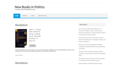 Desktop Screenshot of newbooksinpolitics.com
