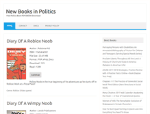 Tablet Screenshot of newbooksinpolitics.com